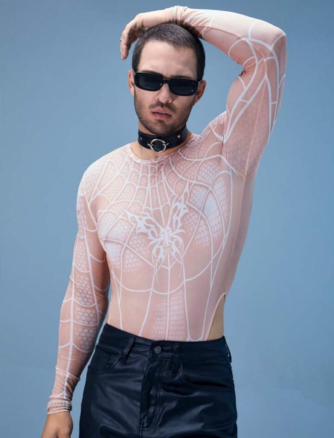 Celestial Web Mesh Bodysuit